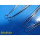 Lot of 4 Sklar Miltex Graves & Schroeder Tenaculum OB/GYN Forceps ~ 24737