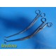 Lot of 4 Sklar Miltex Graves & Schroeder Tenaculum OB/GYN Forceps ~ 24737