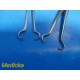 Lot of 4 Sklar Miltex Graves & Schroeder Tenaculum OB/GYN Forceps ~ 24737