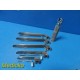 Rusch Snaplight MiL4,MiL2,MiL1 Assorted F/O Blades W/ Greenspec F/O Handle~24677