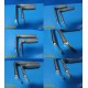 Rusch GreenspecX FiberOptic Handles W/ Greenspec MiL3-1 Laryngo Blades ~ 24676