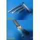 Rusch Greenspec Mil 3,Mil 2,Mil 1 Fiber Optic Laryngoscope Blades W/Handle~24675