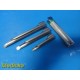 Rusch Greenspec Mil 3,Mil 2,Mil 1 Fiber Optic Laryngoscope Blades W/Handle~24675