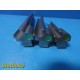 Rusch Greenspec Mil 3,Mil 2,Mil 1 Fiber Optic Laryngoscope Blades W/Handle~24675