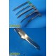 Welch Allyn Greenline Miller 3&4 Assorted Fiber Optic Laryngoscope Blades ~24674