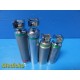 Lot of 4 Rusch Greenspec / Greenspec X FiberOptic Blade Handles ONLY ~ 24682