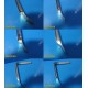 Heine Rusch Emerald Snaplight Greenspec F/O MiL 4,3,2 Laryngoscope Blades ~24680