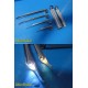 Propper Medical Miller 4,3,2,1 Fiber Optic Laryngoscope Blades W/ Handles ~24679