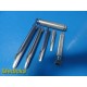 Propper Medical Miller 4,3,2,1 Fiber Optic Laryngoscope Blades W/ Handles ~24679