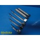 Propper Medical Miller 4,3,2,1 Fiber Optic Laryngoscope Blades W/ Handles ~24679