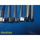 Propper Medical Miller 4,3,2,1 Fiber Optic Laryngoscope Blades W/ Handles ~24679