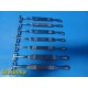 7X Pilling Sklar Assorted Matson Rib Strippers & Elevators, 8-3/4" ~ 24697