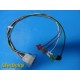 Philips 989803152051 5-Leads Single Pin W/ Tele-shield ECG Leads ~ 24628