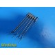 6X BD Yale Gold & 465LRC Curved Tonsil Needle, Luer-Lok, Reusable, Size 23~24596