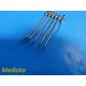 6X BD Yale Gold & 465LRC Curved Tonsil Needle, Luer-Lok, Reusable, Size 23~24596