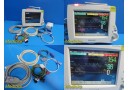 Philips M8002A Intellivue MP30 Monitor W/ M3001 MMS Module & Patient Leads~25217