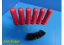 6X Drucker 7713031 Quest Diag Red Tube Holders W/ 1525 1" Tube Cushions ~ 25465