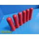 6X Drucker 7713031 Quest Diag Red Tube Holders W/ 1525 1" Tube Cushions ~ 25465