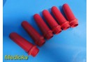 6X Drucker 7713031 Quest Diagnostic Replacement Tube Holders/Inserts, RED ~25464