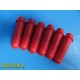 6X Drucker 7713031 Quest Diagnostic Replacement Tube Holders/Inserts, RED ~25464