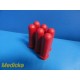 6X Drucker 7713031 Quest Diagnostic Replacement Tube Holders/Inserts, RED ~25464