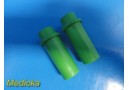 Lot of 2 Drucker Quest Diagnostic Green Tube Holders, Green ~ 25462