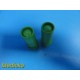 Lot of 2 Drucker Quest Diagnostic Green Tube Holders, Green ~ 25462