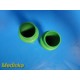 Lot of 2 Drucker Quest Diagnostic Green Tube Holders, Green ~ 25462