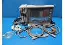 Fukuda Denshi DynaScope DS-3300 Patient Monitor W/ Input Box & Cables (10853)