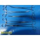 11X Pilling Weck Codman Assorted Surgical Forceps (Curved & Straight) ~ 25258