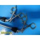 Snowden-Pencer 90-3020 Diamond Jaw Paddle Babcock Graspers, Double Action ~25132
