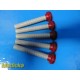 Lot of 5 V. Mueller Snowden Pencer 89-6848 Threaded Cannulas ~ 25169