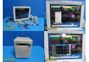 Philips M8007A Intellivue Patient Monitor W/ M3001A,Print Module & Leads ~ 25955