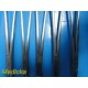 Lot of 15 Miltex 16-100 Allen Intestinal Clamps, Forceps, 8", 1X2 Teeth ~ 25962