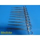10X V. Mueller SU6030 (SU-6030) Allen Intestinal Clamps 8", 1X2 Teeth ~ 25961