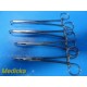 4X Sklar Surgical Assorted Hemostatic Clamps/Forceps, Fully Angle (Curved)~25794