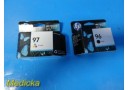 HP Vivera Inks 96 (Black) & 97 Tri Color Ink Cartridges Set (OEM) ~ 26271
