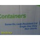 Dynarex 4256 Specimen Containers, 500/Box ,4 OZ , Screw On, Leak Proof Lid~26344