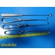 Aesculap Sklar Codman Assorted Cushing Vein Retractor Overall L: 8.5 -10" ~26222