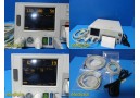 GE 0128 120 Series Maternal / Fetal Monitor W/ ToCO/US Transducer,NBP Hose~26230