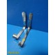 Lot of 2 Storz N7311 & Sklar Andrews Tongue Depressor ~ 26221