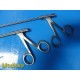 4X Integra Xomed Assorted Kleinsasser & Jako Microlaryngeal Cup Forceps ~26359