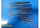 Lot of 12 Pilling V. Mueller Jarit Konig Assorted Wide Array Forceps ~ 26403