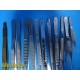 Lot of 12 Pilling V. Mueller Jarit Konig Assorted Wide Array Forceps ~ 26403