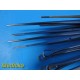 Lot of 12 Pilling V. Mueller Jarit Konig Assorted Wide Array Forceps ~ 26403