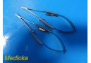 2X Weck 4210 (4-210) Micro Delicate Locking Needle Holder, 4", Curved ~ 25880