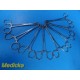 8 x Weck 550170 Dittmar Sklar Assorted LAHEY Forceps, 3X3 Teeth, 6" ~ 25754