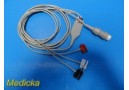 Philips HP M1580A HP SONOS 5500 Ultrasound System ECG Cable W/ Leads ~ 26536