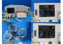 GE 120 Series Model 0128 Maternal Fetal Monitor W/ Transducers & Leads ~ 25640