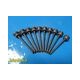 Lot of 10 Et-Hicon 355 Reusable Instrument Sleeves, Threaded, Orange ~ 25200
